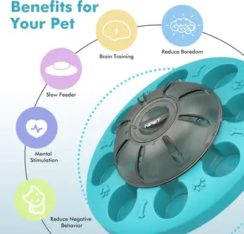 NPET Dog Puzzle Toy, Interactive Dog Toys for Small & Medium Dogs, Dog Enrichment Toys for Pet IQ Training & Mental Enrichment 4