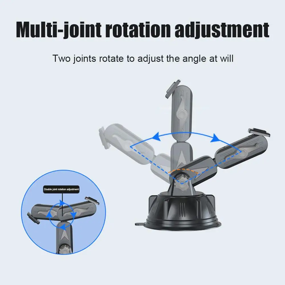 다기능 자동차 흡입 컵 홀더 회전식 듀얼 컵 홀더 지원 대시 보드 창용 접이식 컵 음료 스탠드