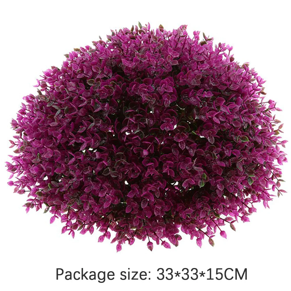 

Simulation Plant Grass Ball Artificial Plant Ball Decorative Eucalyptus Ball Artificial Greenery Creative and Useful E2S