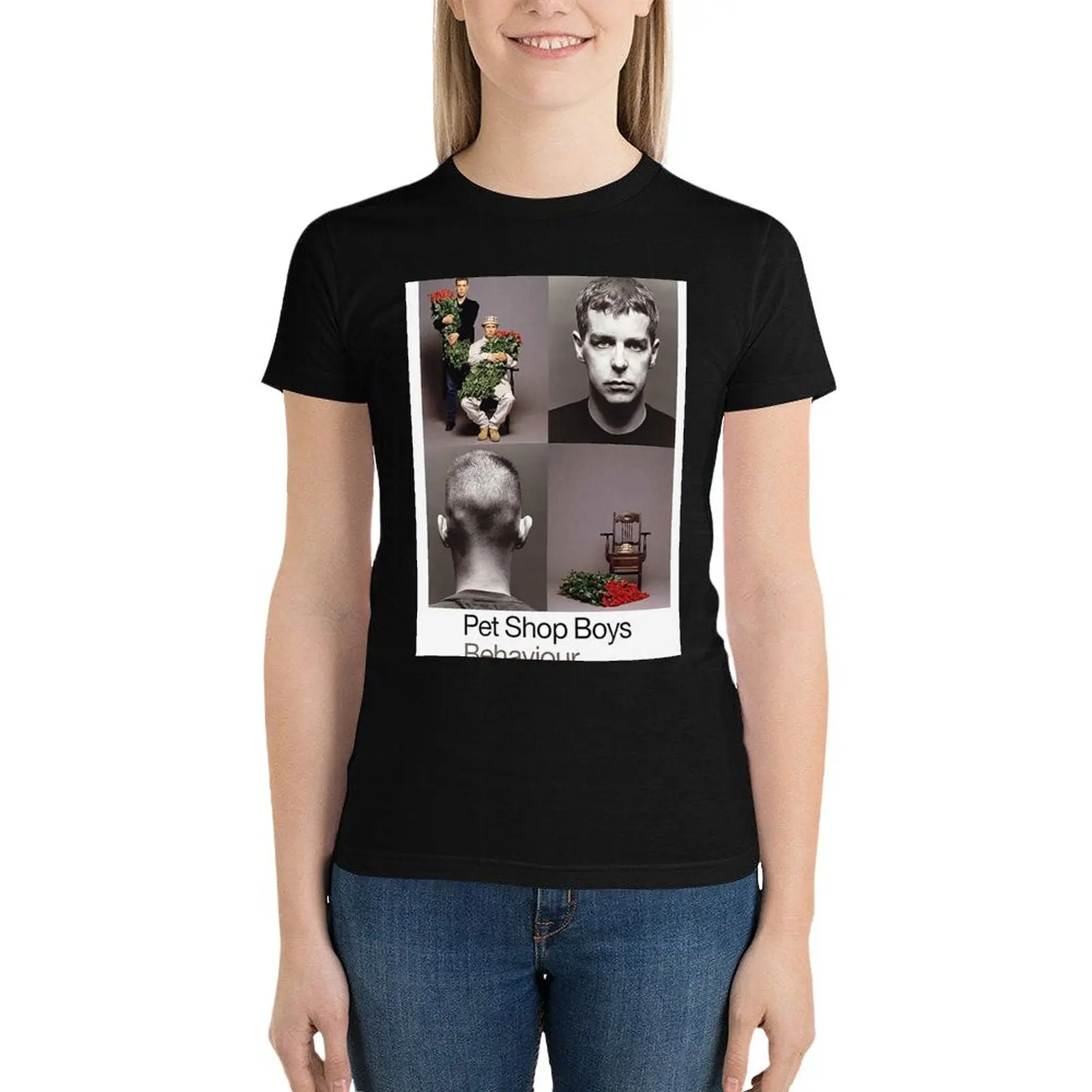 

seppet Pet Shop Girls The Unity World T-Shirt lady clothes plus size tops white t shirts for Women