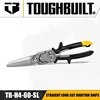 TOUGHBUILT TB-H4-60-SL TB-H4-60-R Cut Aviation Snips Straight Long Straight Offset Long Hand Tools TB-H4-60-SOL TB-H4-60-L 4