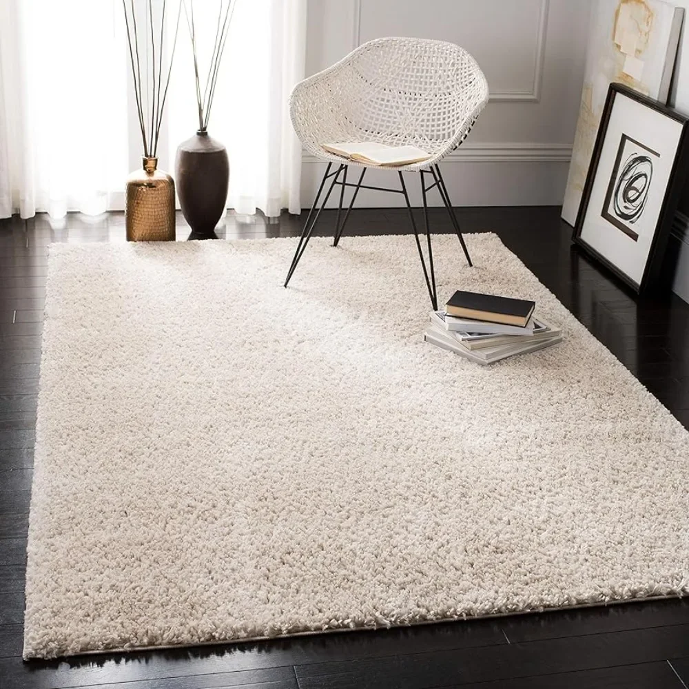 

1.2-inch Thick Ideal for High Traffic Areas in Living Room Bedrooom Carpet for Rooms Area Rug - 10' X 14'Beige Freight free