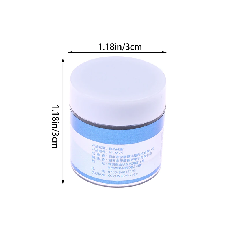 PT-M25 컴파운드 써멀 페이스트, CPU 쿨러 프로세서 써멀 그리스, CPU 컴퓨터용 전도성 방열판 페이스트, 25g