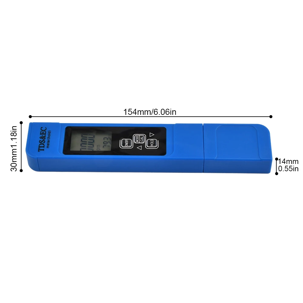 3 in 1 TDS Meter Water Quality Tester Digital Conductivity Meter TDS EC and Temperature for Drinking Water Aquariums Pool