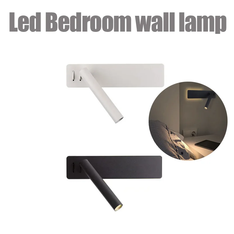 

Led Bedroom Wall Lamp Living Room Bedside Bathroom Loft Balcony Staircase Spot Lights Home Decoration Modern Interior Lighting