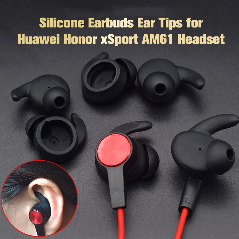 6Pcs Silicone Earbuds Ear Tips for Huawei Honor xSport AM61 Ear