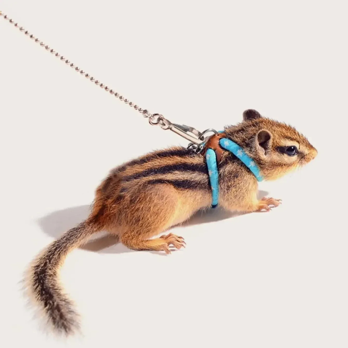 1pc-Small Pet Harness and Leash Set-Secure Comfortable Vest for Hamsters Mice & Squirrels