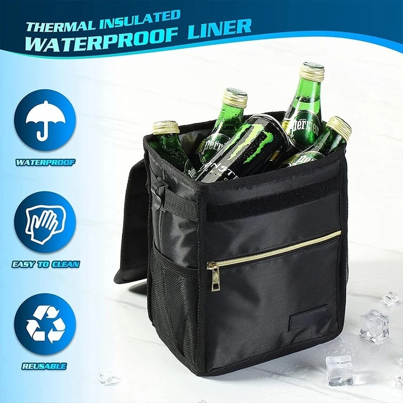 Car Universal Trash Can Seat Back Trash Can Waterproof Multi-function Auto Parts Auto Organizer Cleaning and Finishing