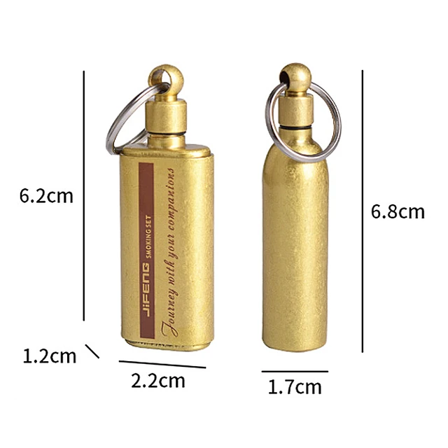 Jifeng Marke Messing Hohe-Qualität Tragbare 15ml Öl Flasche Kleine