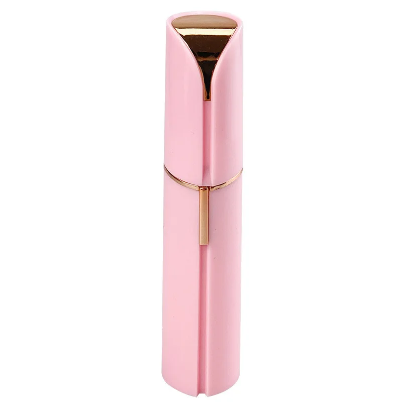 Hair remover Solid color mini lipstick electric eyebrow trimmer portable small facial hair removal device for women