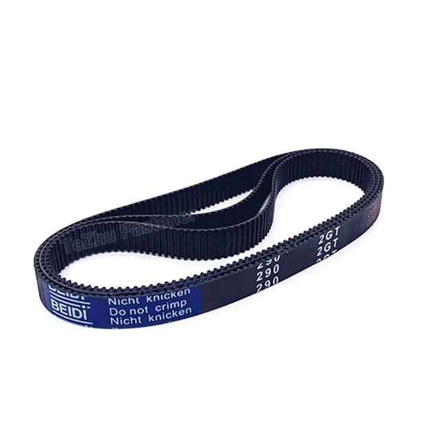 10 Cinghie Dentate 2GT 6x150mm - Gomma Rinforzata, Per Stampanti 3D E CNC, Alta Precisione