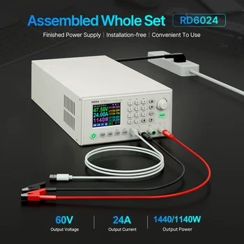 RD RD6024 Assembled Set 60V 24A digital control Stabilized AC to DC adjustable Voltage Lab Bench Power Supply 1140W 1440W