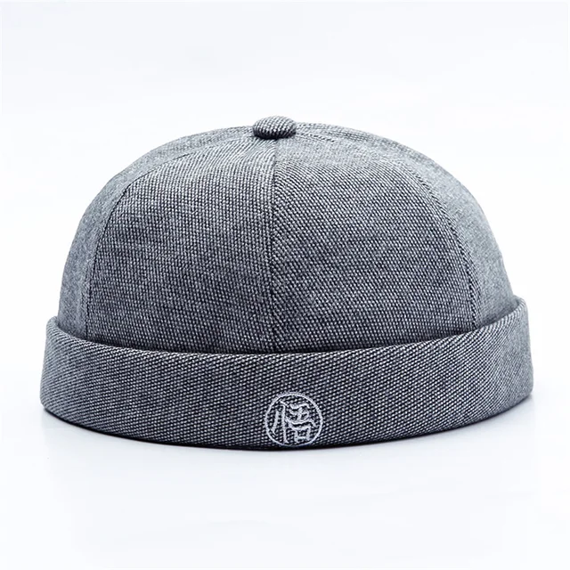 Branded Korean Skull Cap Men Cotton 