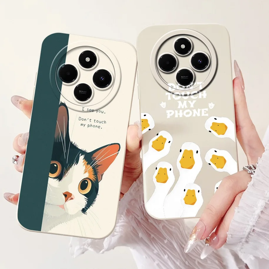 Cute Panda Rabbit Cartoon Soft Matte Silicone Back Cover Case