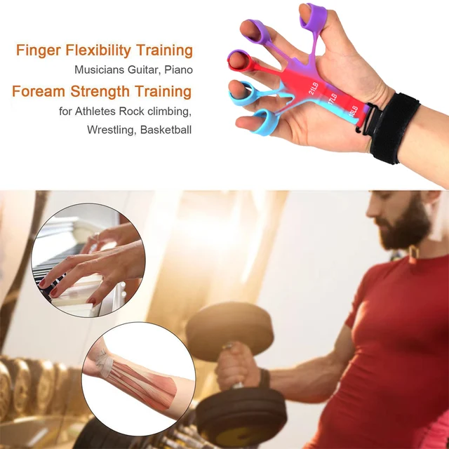 3-Resistance Hollow Hand Gripper - Finger/Wrist Trainer for Gym, Sports & Physical Therapy For Men and Women 5