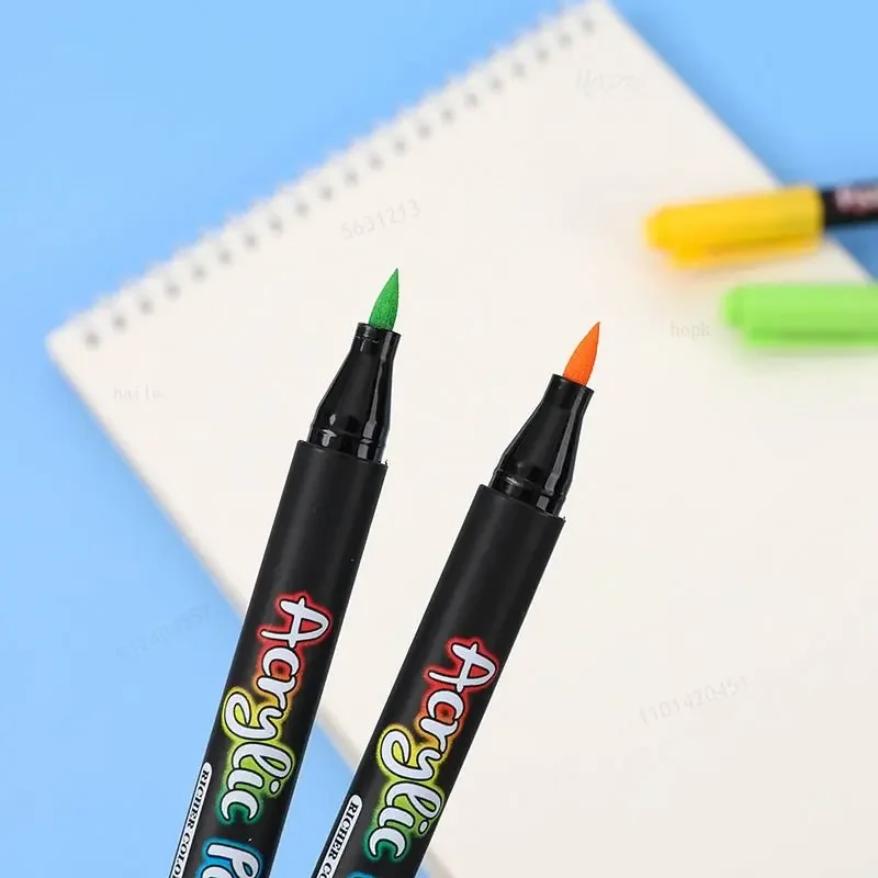 Acrylic Paint Markers 12-100 Colors Brush Tip Direct-Liquid Ink Control System Professional-Grade for Multi-surface acrylic paint markers,paint marker pen,paint marker pens