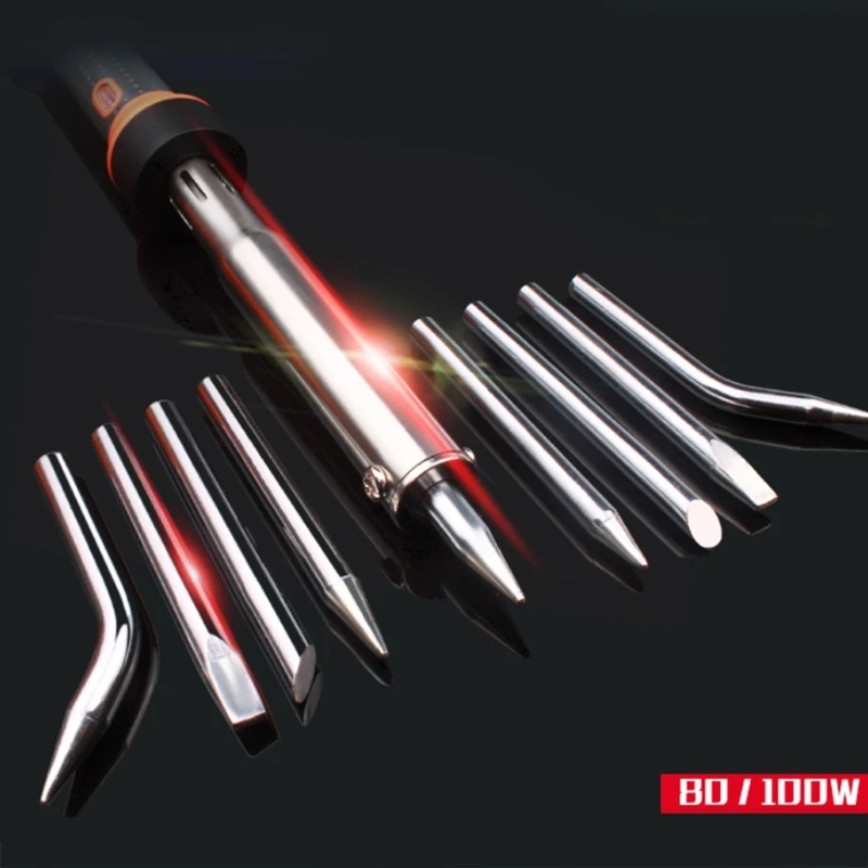 

Leader-Free Soldering Iron Tips Solder Station Lead-free Welding Replacement Tip For Welding Equipment Universal Dropship