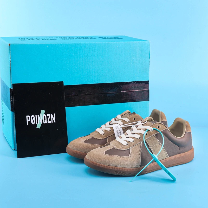Classic shoes, leather retro sports flat casual board shoes, unisex