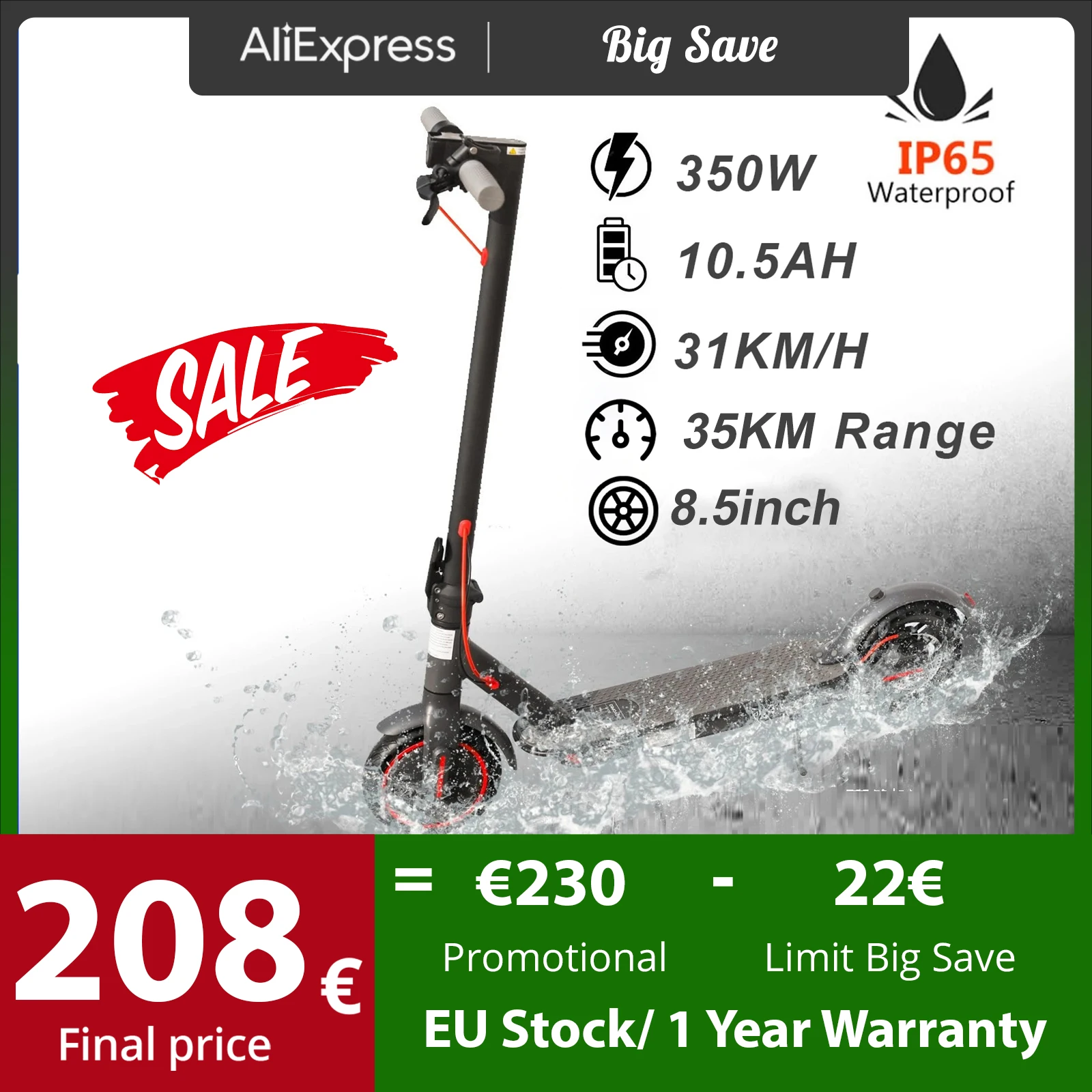 Aovopro Trottinette Electrique sur