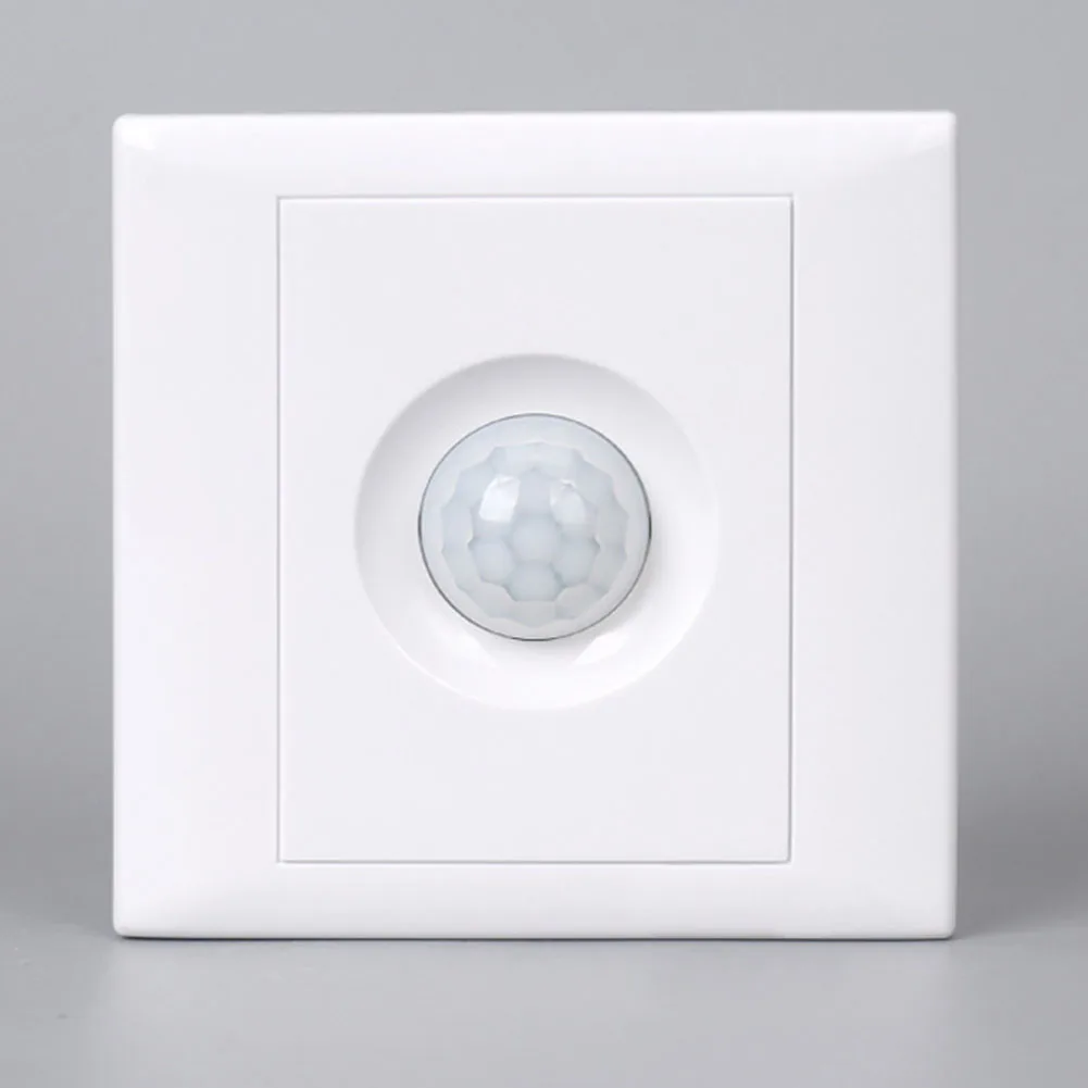 

Switch PIR Motion Sensor Panel Sensor Switch 2-wire 220V 5-8m 86*86mm 86-type Corridor Electric Parts Human Body