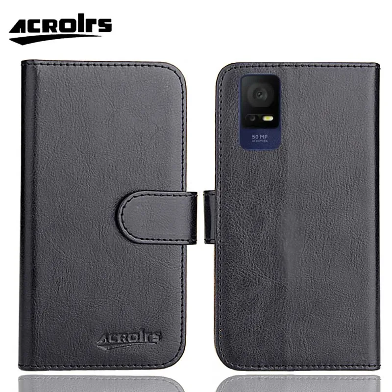 

TCL 408 Case 6.6" 6 Colors Flip Fashion Customize Soft Leather 408 TCL Case Exclusive Phone Cover Cases