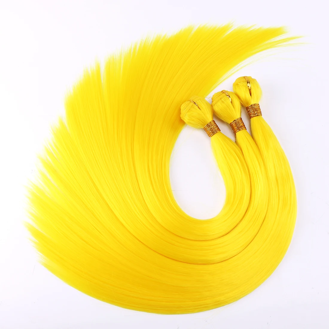 22 Inch 100 Gram One Piece Brazilian Straight Synthetic Hair Weave Ponytail Extensions for Africa Women hair extensions