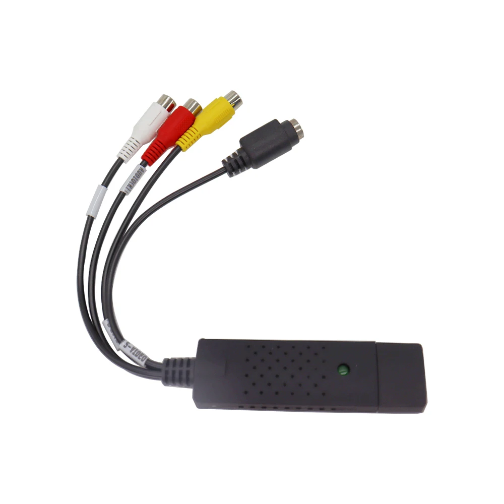 Video Capture Adapter USB2.0 Audio Video Capture Card Adapter TV Tuner Video Capture Converter Adapter Win7/8/XP/Vista USB Cable