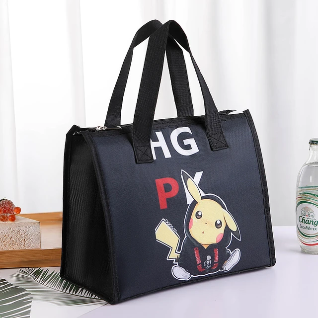 Official Pikachu Color Block Pokémon Fundamentals Lunch Bag