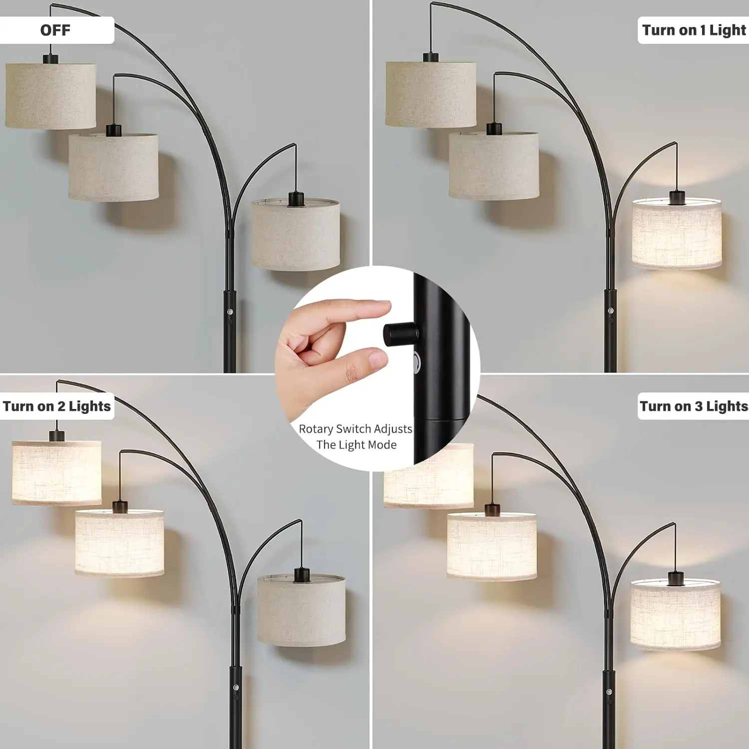 Arc Floor Lamp - shade detail
