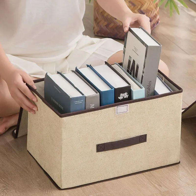 Fold Non Woven Fabric Storage Box Gray Home Supplies Clothing Underwear Sock And Kid Toy Storage Organizer Cosmetics 4