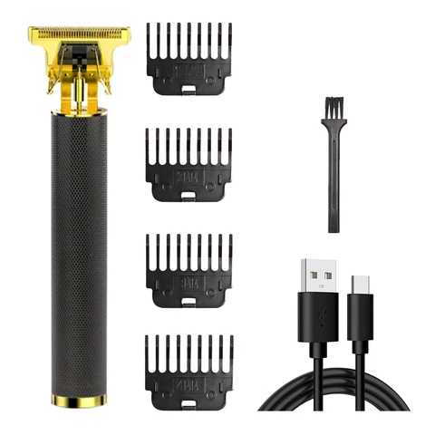 retro oil head hair clipper hair salon carving mark hair clipper hair clipper push white electric hair clipper