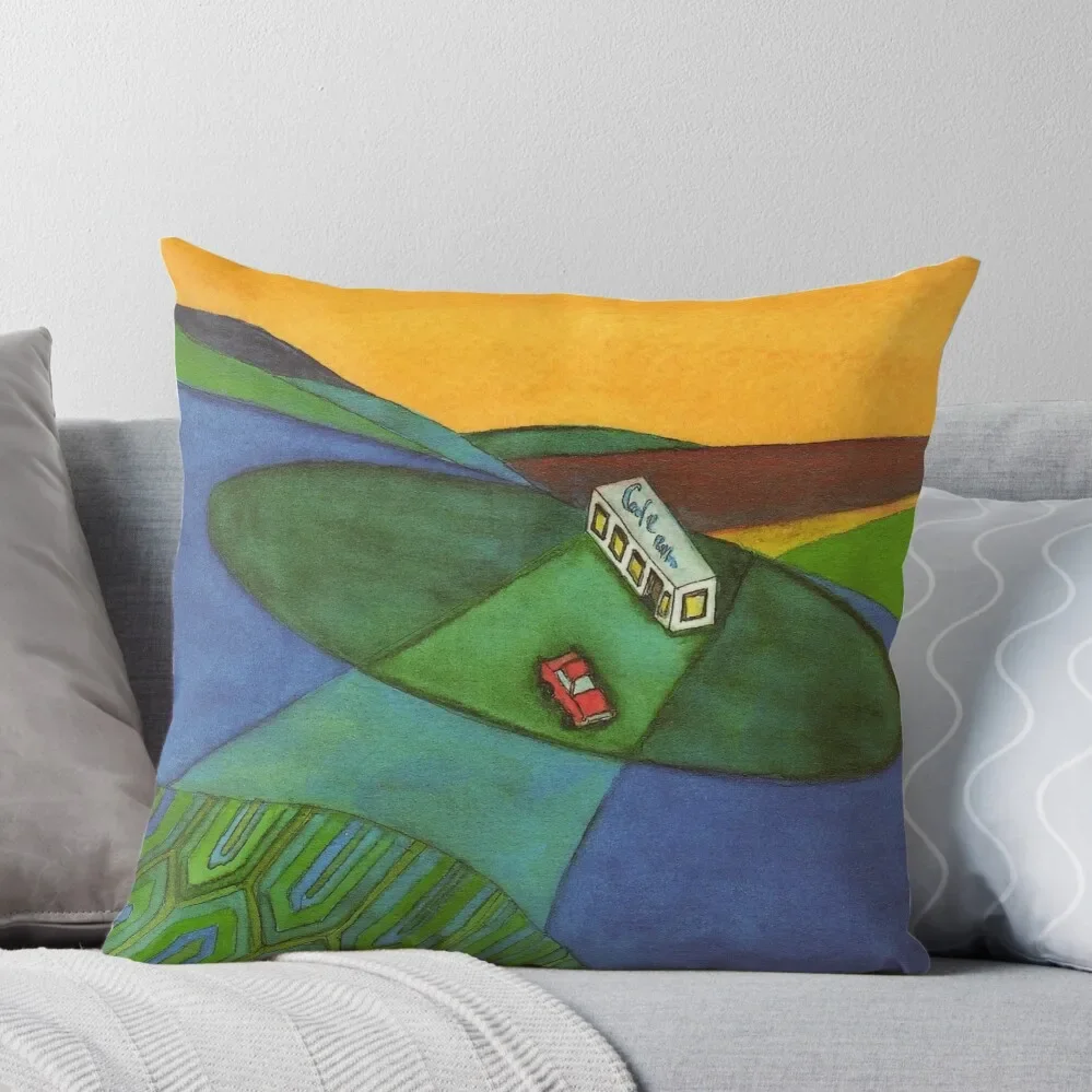 

The Cafe on the Edge of the World Brand Pillow Throw Pillow Christmas Pillow Throw home decor items Sofa Cushions
