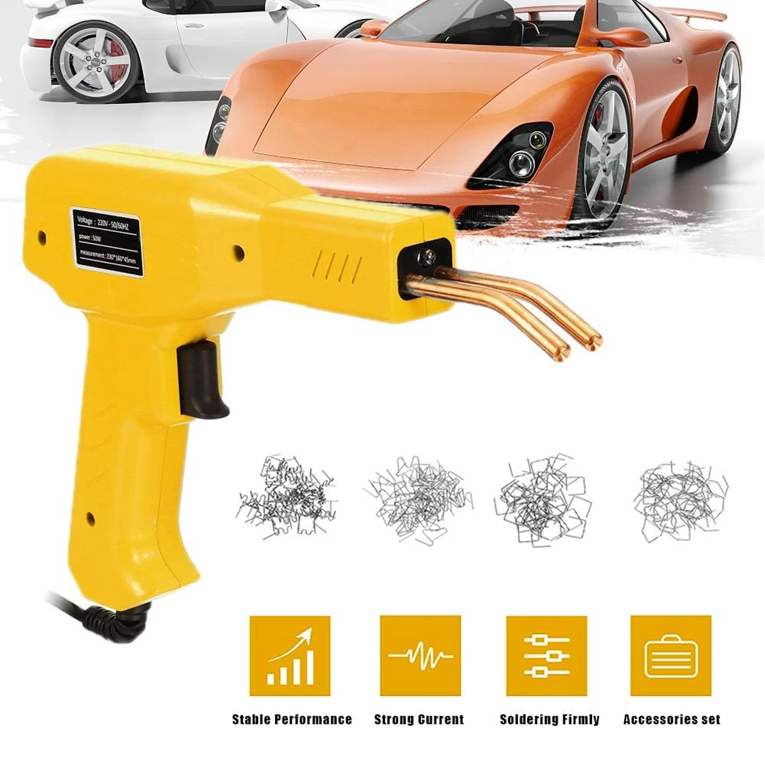50W/150W Plastic Welder Soldering Iron for Plastic Hot Stapler Plastics Hole Repairing Tool Set Plastic Welding Gun Machine 3