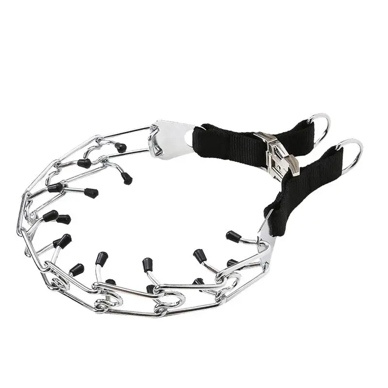 

Chain Training Dog Collar Chain Dog Training Choke Collar Adjustable Chain Slip Collars Chain Training Dog Collar For Dogs