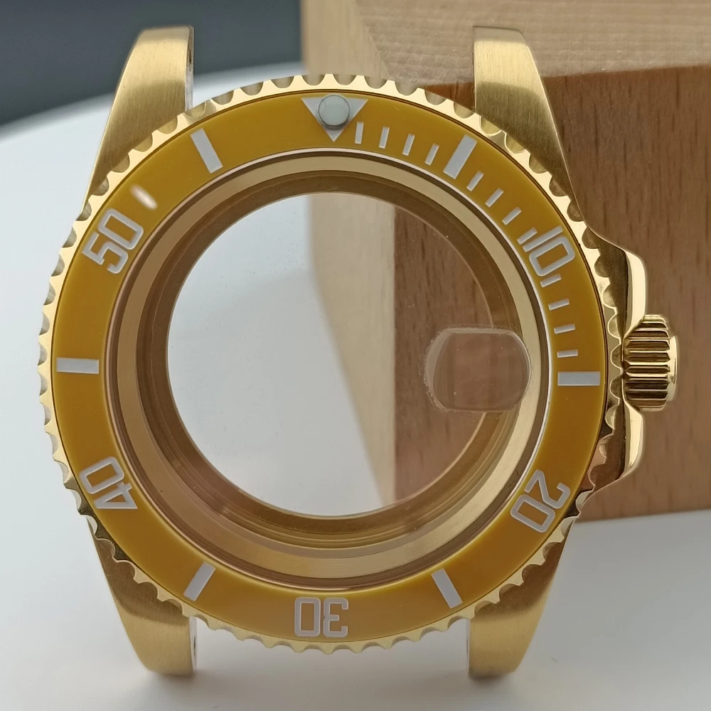 Premium 40.5MM Sapphire Glass GMT Case with Bidirectional Rotating Bezel for 28.5MM Dial and 20mm Strap