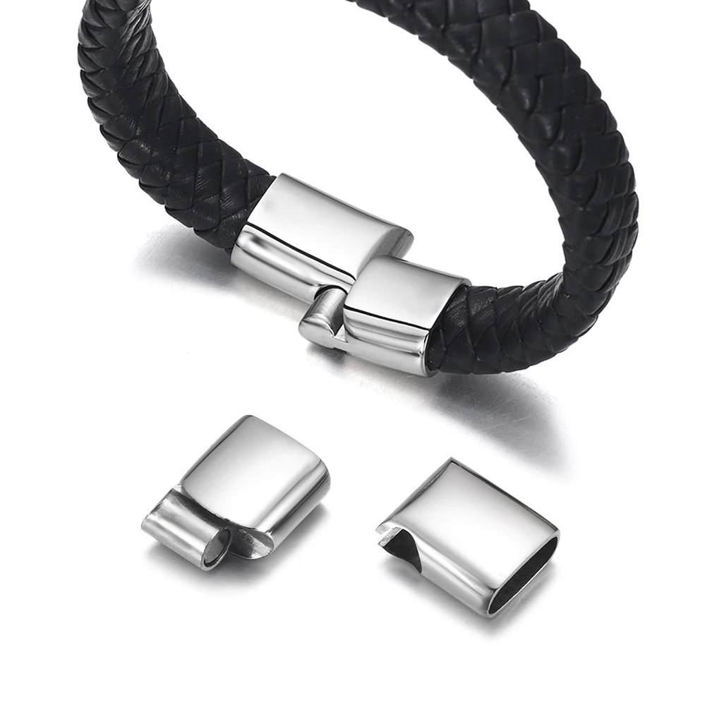 Magnetic Clasps Stainless Steel Magnetic Clasp 8*4mm 10*5mm 12*6mm for DIY Bracelet Accessories Jewellery Making Supplies Jewelry Parts