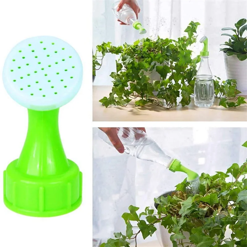 2-6pcs Bottle Cap Sprinkler Portable Plastic Plant Watering Spout Sprayers Sprinkler Nozzles Waterers Adapters With Bottle watering nozzle water sprayer bottle cap sprinkler