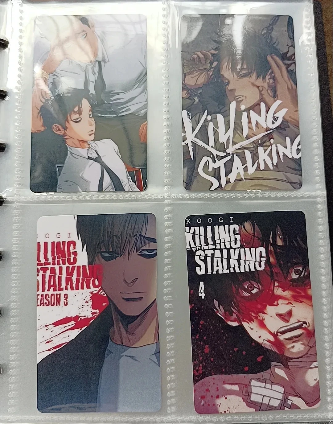 NEW Pagination Mark Holographic Ticket Goods Collection Korean BL Manwha  Killing Stalking Bookmark Oh Sangwoo Yoon Bum Book Clip