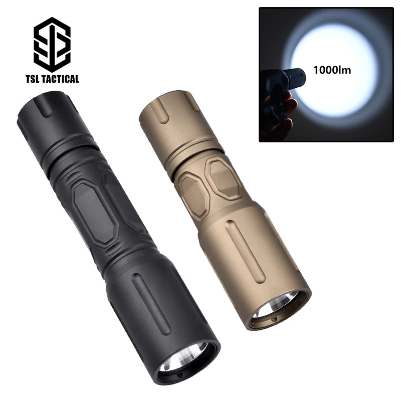 

Tactical Modlit PLH V2 Hand Held Flashlight 1000 Lumens For FAST Helmet 20mm Picatinny Rail Airsoft Hunting Weapon Accessories