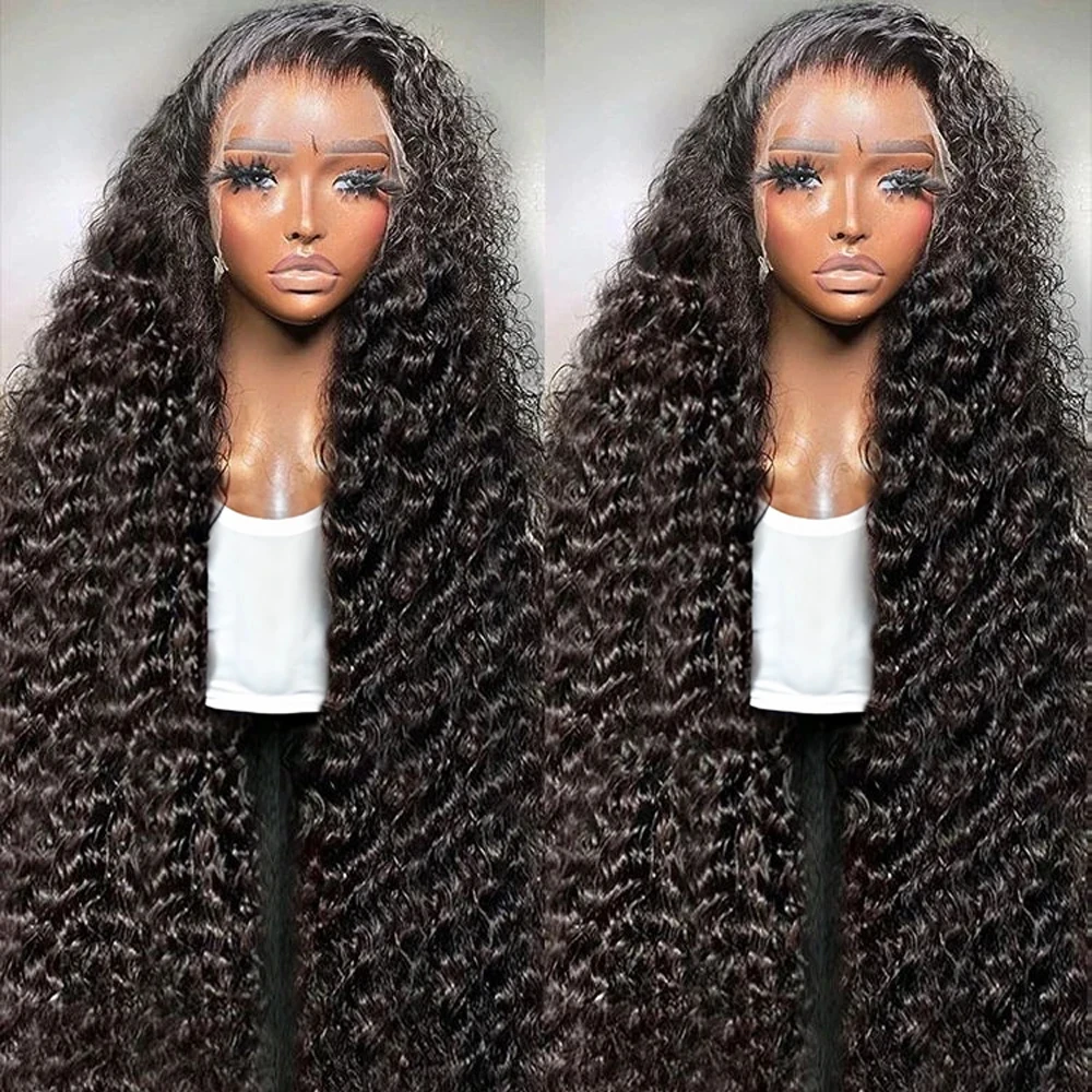 

Deep Wave Frontal Wig 13x4 13x6 HD Lace Curly Lace Front Human Hair Wigs For Women Brazilian Wet And Wavy Water Lace Wig