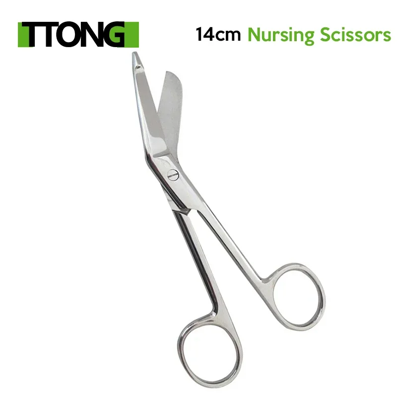 14CM Stainless Steel Gauze Bandage Scissors Dressing Surgical Household Plaster Scissors Nurse
