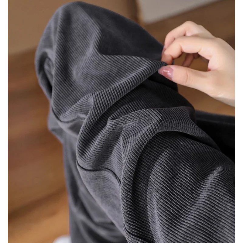 2023 Narrow-leg Pants Women New Spring Autumn Thin High Waist Loose Drape Small Slim Mopping Casual Straight Pants