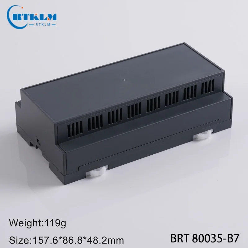 Drahtverbindungsbox DIY Instrumentenkoffer Projektgehäuse für Elektronik Din-Schienenbox 157,6 * 86,8 * 48,2 mm – Detail 28