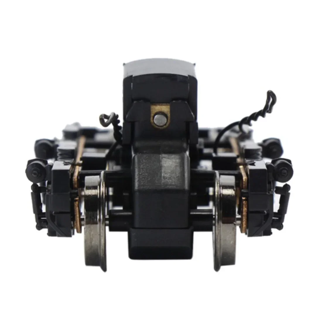 2.8 x 6.8cm(1.1 x 2.68 Inches)1:87 HO Scale Railway Layou Undercarriage Bogie for Most HO Scale Model Train 2