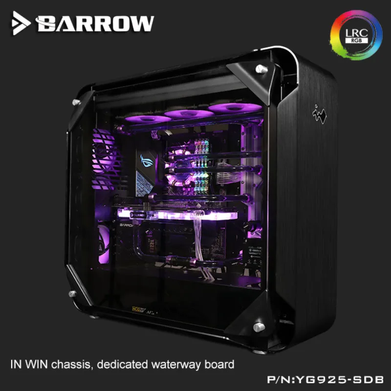 

Barrow Waterway Plate Waterway Boards для INWIN 925 чехол Aurora для Intel CPU Water Block & Single GPU YG925-SDB