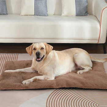 Dog Bed Short Plush Pet Heated Sleeping Mat Cats And Dogs Cute Pet Mat Blanket Thickened Sleeping Mat Small Large Dog Pet Suppli 2