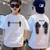 Flying Wings Children's Short sleeve Cotton T-shirt Summer new children's top boys big children's cotton summer summer trend 1