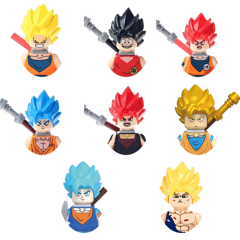 Minifigures Lego Dragon Ball Lego Dragon Ball Super Son Goku Z