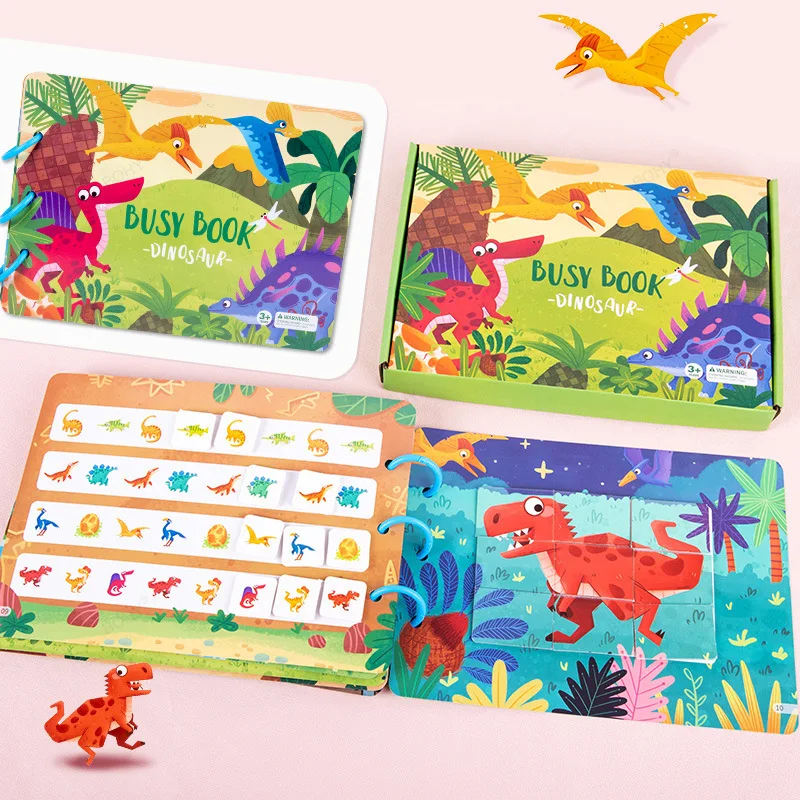 Фото Занятая книга Монтессори для детей 2-4 лет Дошкольное обучение для малышей Тихая книга приход Монтессори №2