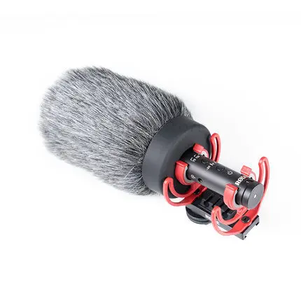 Per Rode Videomic Ntg Penna Di Registrazione Vocale Outdoor Wind Cover Shield Furry Dead Cat Parabrezza Cuffie Microfoni Accessori Box